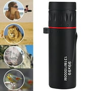 RenXiang Portable Optical Field Glasses with Clear Field of View 7X Monoculars Compact and Lightweight Outdoor Supplies Clearance Saving Black